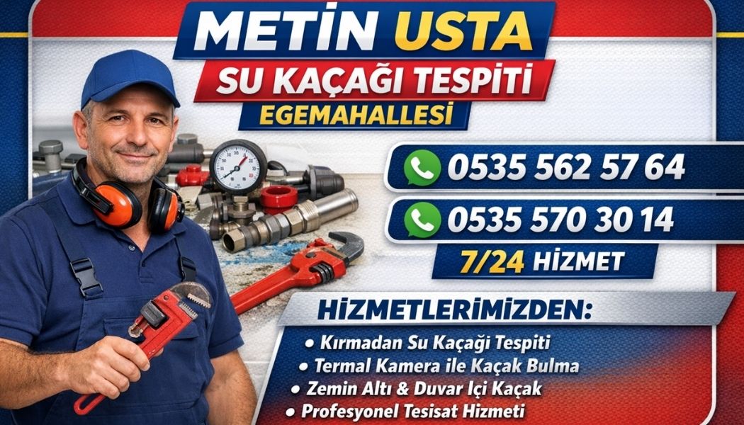 EGEMAHALLESİ SU KAÇAĞI TESPİTİ